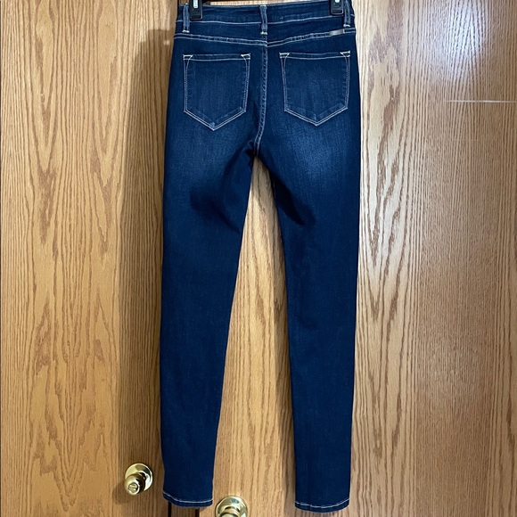KanCan Dark Blue Straight Leg Jeans - Picture 3 of 8